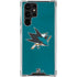 NHL San Jose Sharks Distressed Galaxy S24 Ultra Clear Case