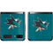 NHL San Jose Sharks Distressed Galaxy Z Flip Skin