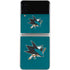 NHL San Jose Sharks Distressed Galaxy Z Flip3 5G Skin