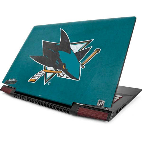 NHL San Jose Sharks Distressed Lenovo IdeaPad Skin