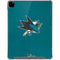 NHL San Jose Sharks Distressed iPad Pro 12.9in (2020) Clear Case
