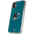 NHL San Jose Sharks Distressed iPhone 11 Clear Case