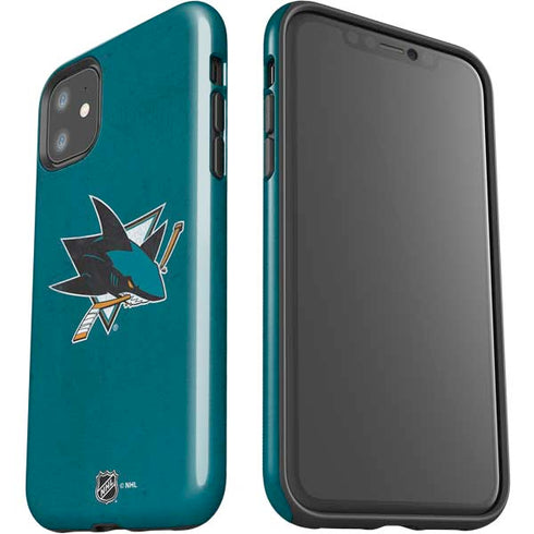 NHL San Jose Sharks Distressed iPhone 11 Impact Case