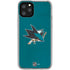 NHL San Jose Sharks Distressed iPhone 11 Pro Clear Case