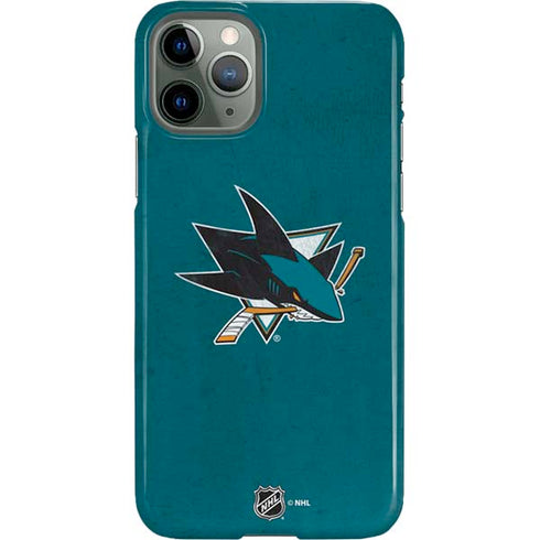 NHL San Jose Sharks Distressed iPhone 11 Pro Lite Case