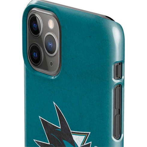 NHL San Jose Sharks Distressed iPhone 11 Pro Lite Case