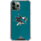 NHL San Jose Sharks Distressed iPhone 11 Pro Max Clear Case