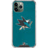 NHL San Jose Sharks Distressed iPhone 11 Pro Max Clear Case