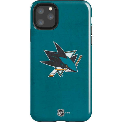 NHL San Jose Sharks Distressed iPhone 11 Pro Max Impact Case