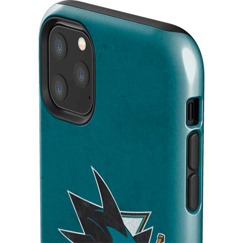 NHL San Jose Sharks Distressed iPhone 11 Pro Max Impact Case