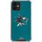 NHL San Jose Sharks Distressed iPhone 12 Clear Case