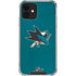 NHL San Jose Sharks Distressed iPhone 12 Clear Case