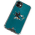 NHL San Jose Sharks Distressed iPhone 12 Clear Case