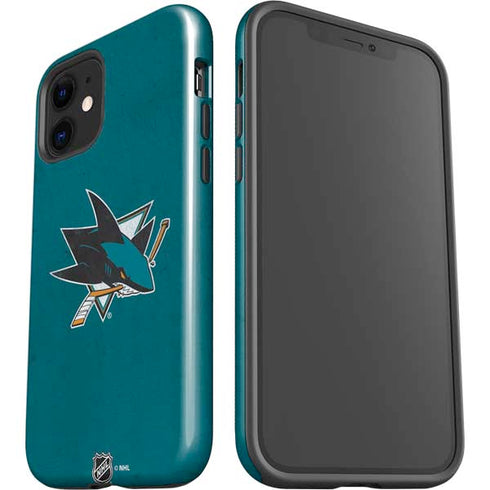 NHL San Jose Sharks Distressed iPhone 12 Impact Case