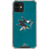 NHL San Jose Sharks Distressed iPhone 12 Mini Clear Case