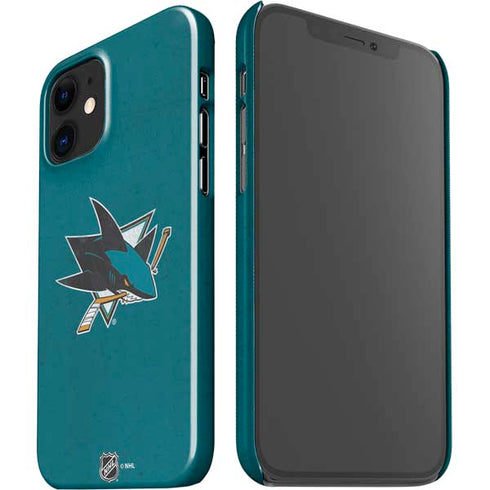 NHL San Jose Sharks Distressed iPhone 12 Mini Lite Case