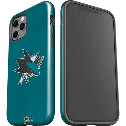 NHL San Jose Sharks Distressed iPhone 12 Pro Impact Case