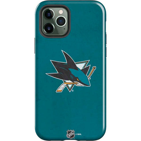 NHL San Jose Sharks Distressed iPhone 12 Pro Max Impact Case