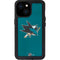 NHL San Jose Sharks Distressed iPhone 13 Mini Waterproof Case