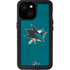 NHL San Jose Sharks Distressed iPhone 13 Mini Waterproof Case