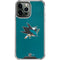 NHL San Jose Sharks Distressed iPhone 13 Pro Max Clear Case