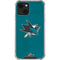 NHL San Jose Sharks Distressed iPhone 14 Plus Clear Case