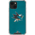 NHL San Jose Sharks Distressed iPhone 14 Plus Clear Case
