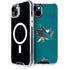 NHL San Jose Sharks Distressed iPhone 15 Plus MagSafe Case