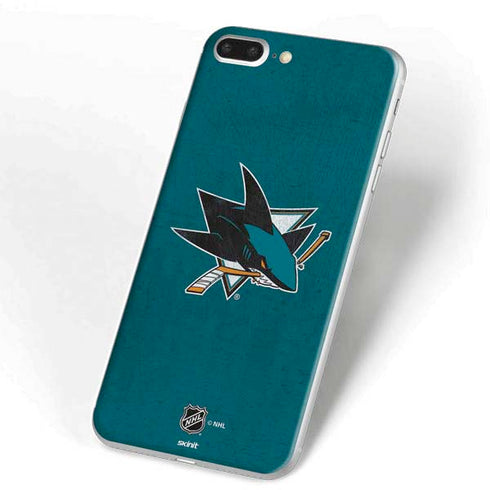 NHL San Jose Sharks Distressed iPhone 7 Plus Skin
