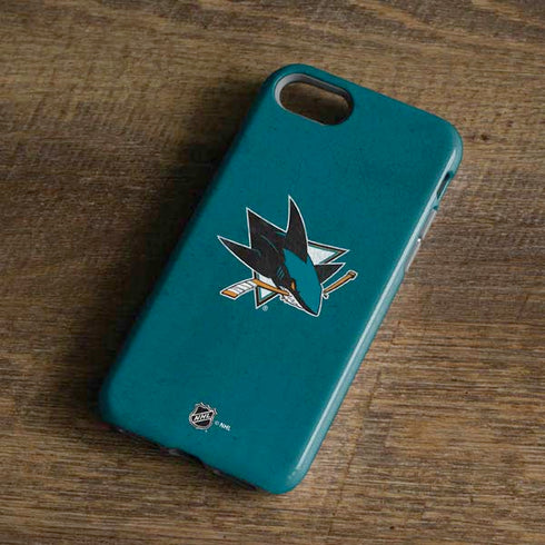 NHL San Jose Sharks Distressed iPhone 8 Pro Case