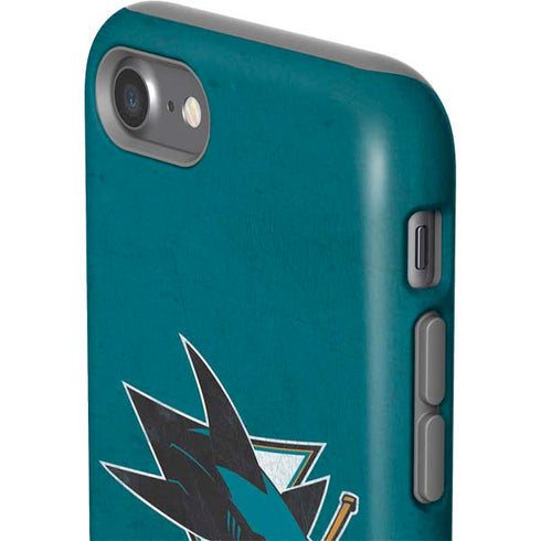 NHL San Jose Sharks Distressed iPhone SE (2nd & 3rd Gen) Pro Case