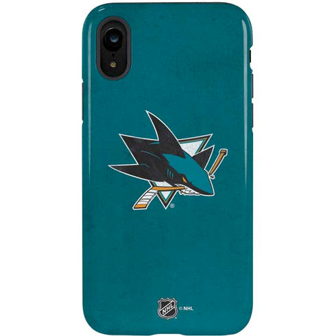 NHL San Jose Sharks Distressed iPhone XR Pro Case