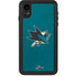 NHL San Jose Sharks Distressed iPhone XR Waterproof Case