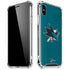 NHL San Jose Sharks Distressed iPhone XS Max Clear Case