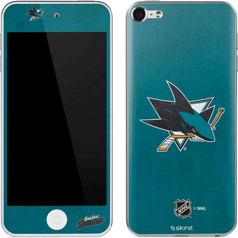 NHL San Jose Sharks Distressed Apple iPod Skin