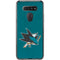 NHL San Jose Sharks Distressed LG K51/Q51 Clear Case