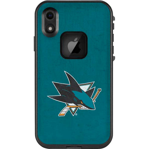 NHL San Jose Sharks Distressed LifeProof Fre iPhone Skin