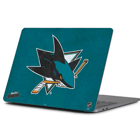 NHL San Jose Sharks Distressed Apple MacBook Pro 13-inch Skin