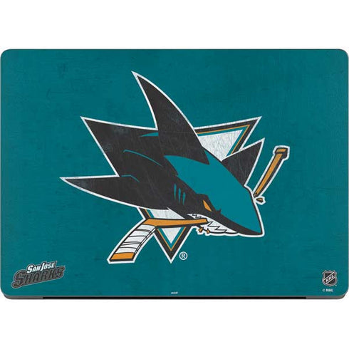 NHL San Jose Sharks Distressed MacBook Pro 14in (2021-24) Skin