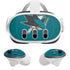 NHL San Jose Sharks Distressed Meta Quest 3 Skin