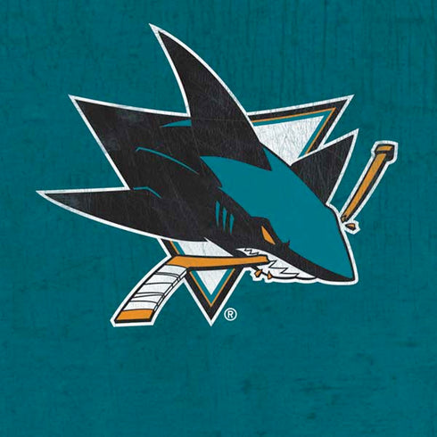 NHL San Jose Sharks Distressed Moto E5 Play Skin