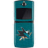 NHL San Jose Sharks Distressed Motorola RAZR Skin