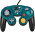 NHL San Jose Sharks Distressed Nintendo GameCube Controller Skin