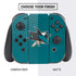 NHL San Jose Sharks Distressed Nintendo Switch Bundle Skin
