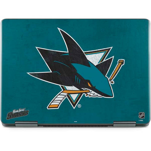 NHL San Jose Sharks Distressed Notebook 9 Pro 13in (2017) Skin