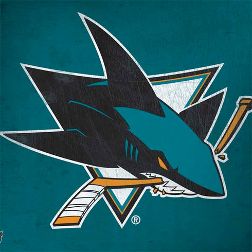 NHL San Jose Sharks Distressed Notebook 9 Pro 13in (2017) Skin