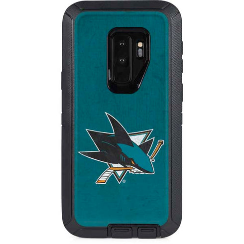 NHL San Jose Sharks Distressed Otterbox Defender Galaxy Skin