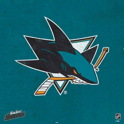 NHL San Jose Sharks Distressed PS4 Console and Controller Bundle Skin