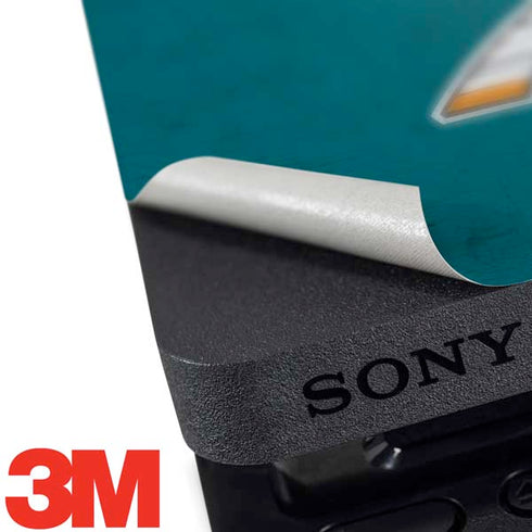 NHL San Jose Sharks Distressed PS4 Slim Bundle Skin