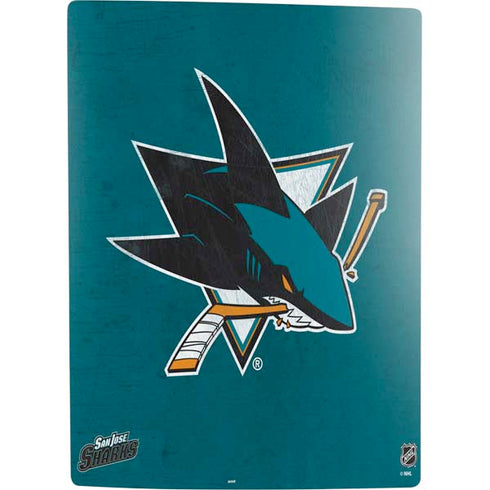 NHL San Jose Sharks Distressed PS5 Digital Edition Bundle Skin